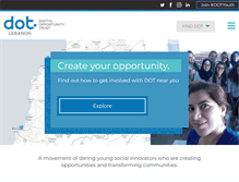 Tablet Screenshot of lebanon.dotrust.org